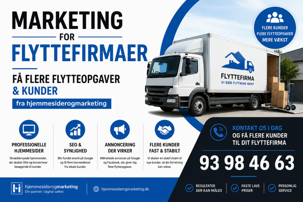 Marketing for Flyttefirma